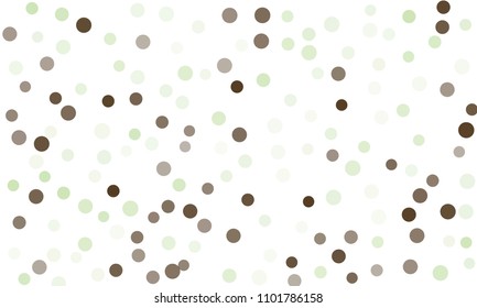 Circles confetti falling on transparent background. Round, dot vector background. Abstract colorful confetti flying in the air. Vector holiday illustration with circles confetti.