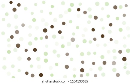 Circles confetti falling on transparent background. Round, dot vector background. Abstract colorful confetti flying in the air. Vector holiday illustration with circles confetti.