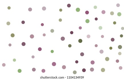 Circles confetti falling on transparent background. Round, dot vector background. Abstract colorful confetti flying in the air. Vector holiday illustration with circles confetti.