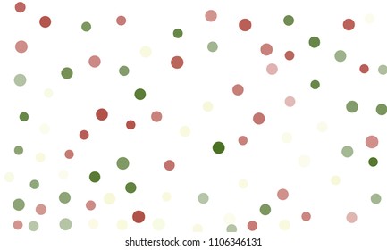 Circles confetti falling on transparent background. Round, dot vector background. Abstract colorful confetti flying in the air. Vector holiday illustration with circles confetti.