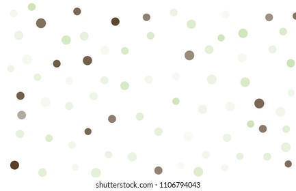 Circles confetti falling on transparent background. Round, dot vector background. Abstract colorful confetti flying in the air. Vector holiday illustration with circles confetti.