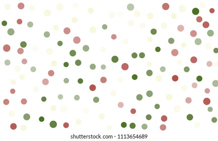 Circles confetti falling on transparent background. Round, dot vector background. Abstract colorful confetti flying in the air. Vector holiday illustration with circles confetti.