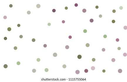 Circles confetti falling on transparent background. Round, dot vector background. Abstract colorful confetti flying in the air. Vector holiday illustration with circles confetti.