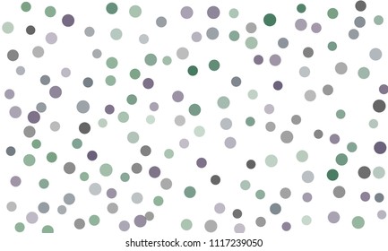 Circles confetti falling on transparent background. Round, dot vector background. Abstract colorful confetti flying in the air. Vector holiday illustration with circles confetti.