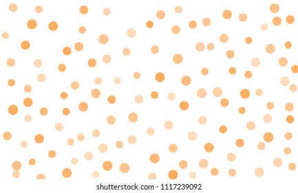 Circles confetti falling on transparent background. Round, dot vector background. Abstract colorful confetti flying in the air. Vector holiday illustration with circles confetti.