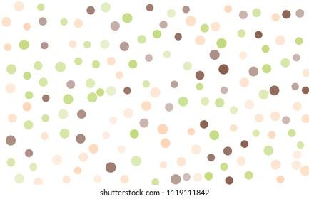 Circles confetti falling on transparent background. Round, dot vector background. Abstract colorful confetti flying in the air. Vector holiday illustration with circles confetti.