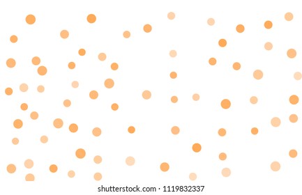 Circles confetti falling on transparent background. Round, dot vector background. Abstract colorful confetti flying in the air. Vector holiday illustration with circles confetti.