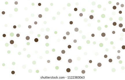 Circles confetti falling on transparent background. Round, dot vector background. Abstract colorful confetti flying in the air. Vector holiday illustration with circles confetti.