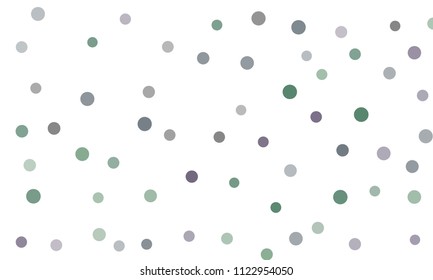 Circles confetti falling on transparent background. Round, dot vector background. Abstract colorful confetti flying in the air. Vector holiday illustration with circles confetti.