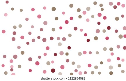 Circles confetti falling on transparent background. Round, dot vector background. Abstract colorful confetti flying in the air. Vector holiday illustration with circles confetti.