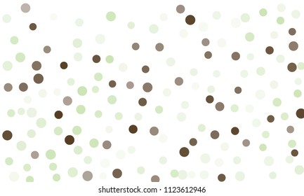 Circles confetti falling on transparent background. Round, dot vector background. Abstract colorful confetti flying in the air. Vector holiday illustration with circles confetti.