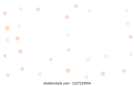 Circles confetti falling on transparent background. Round, dot vector background. Abstract colorful confetti flying in the air. Vector holiday illustration with circles confetti.