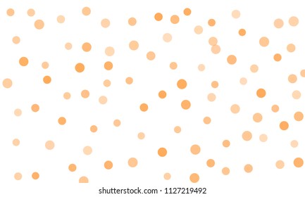 Circles confetti falling on transparent background. Round, dot vector background. Abstract colorful confetti flying in the air. Vector holiday illustration with circles confetti.