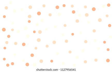 Circles confetti falling on transparent background. Round, dot vector background. Abstract colorful confetti flying in the air. Vector holiday illustration with circles confetti.