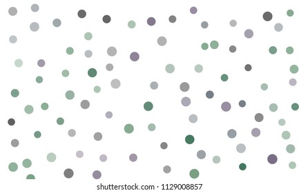 Circles confetti falling on transparent background. Round, dot vector background. Abstract colorful confetti flying in the air. Vector holiday illustration with circles confetti.