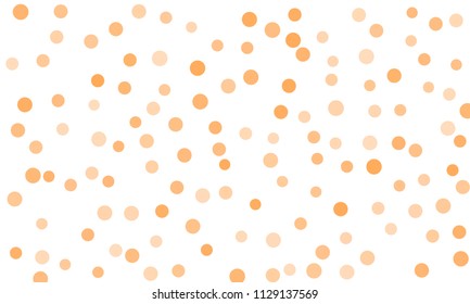 Circles confetti falling on transparent background. Round, dot vector background. Abstract colorful confetti flying in the air. Vector holiday illustration with circles confetti.