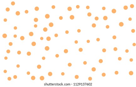 Circles confetti falling on transparent background. Round, dot vector background. Abstract colorful confetti flying in the air. Vector holiday illustration with circles confetti.