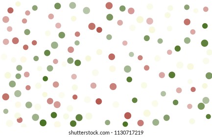 Circles confetti falling on transparent background. Round, dot vector background. Abstract colorful confetti flying in the air. Vector holiday illustration with circles confetti.