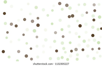 Circles confetti falling on transparent background. Round, dot vector background. Abstract colorful confetti flying in the air. Vector holiday illustration with circles confetti.