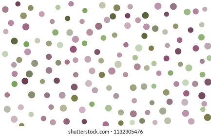 Circles confetti falling on transparent background. Round, dot vector background. Abstract colorful confetti flying in the air. Vector holiday illustration with circles confetti.