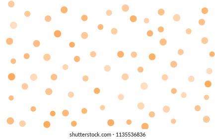 Circles confetti falling on transparent background. Round, dot vector background. Abstract colorful confetti flying in the air. Vector holiday illustration with circles confetti.
