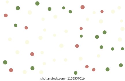 Circles confetti falling on transparent background. Round, dot vector background. Abstract colorful confetti flying in the air. Vector holiday illustration with circles confetti.
