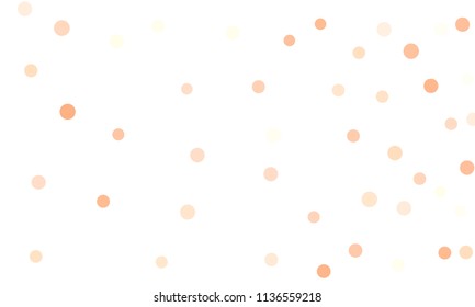 Circles confetti falling on transparent background. Round, dot vector background. Abstract colorful confetti flying in the air. Vector holiday illustration with circles confetti.