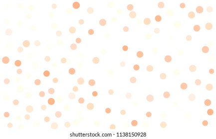 Circles confetti falling on transparent background. Round, dot vector background. Abstract colorful confetti flying in the air. Vector holiday illustration with circles confetti.