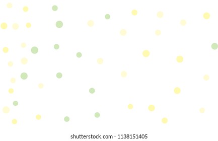 Circles confetti falling on transparent background. Round, dot vector background. Abstract colorful confetti flying in the air. Vector holiday illustration with circles confetti.