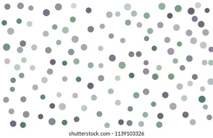 Circles confetti falling on transparent background. Round, dot vector background. Abstract colorful confetti flying in the air. Vector holiday illustration with circles confetti.