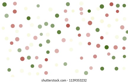 Circles confetti falling on transparent background. Round, dot vector background. Abstract colorful confetti flying in the air. Vector holiday illustration with circles confetti.