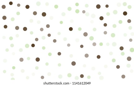 Circles confetti falling on transparent background. Round, dot vector background. Abstract colorful confetti flying in the air. Vector holiday illustration with circles confetti.
