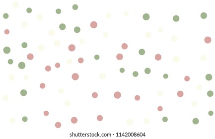 Circles confetti falling on transparent background. Round, dot vector background. Abstract colorful confetti flying in the air. Vector holiday illustration with circles confetti.