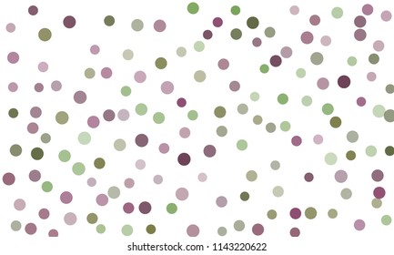 Circles confetti falling on transparent background. Round, dot vector background. Abstract colorful confetti flying in the air. Vector holiday illustration with circles confetti.
