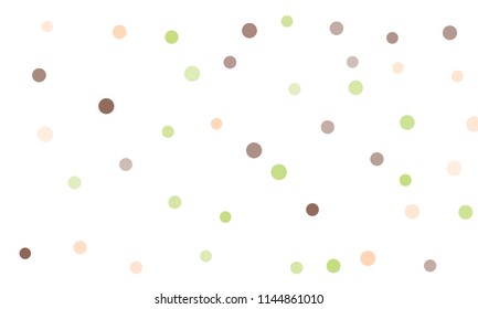 Circles confetti falling on transparent background. Round, dot vector background. Abstract colorful confetti flying in the air. Vector holiday illustration with circles confetti.
