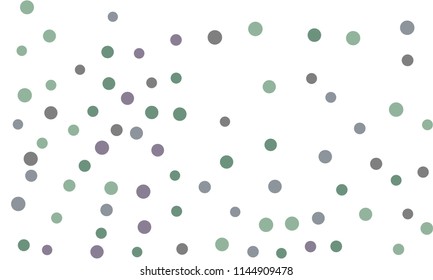 Circles confetti falling on transparent background. Round, dot vector background. Abstract colorful confetti flying in the air. Vector holiday illustration with circles confetti.