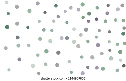 Circles confetti falling on transparent background. Round, dot vector background. Abstract colorful confetti flying in the air. Vector holiday illustration with circles confetti.