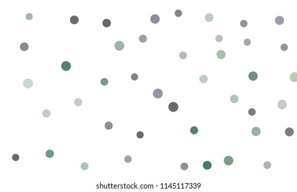 Circles confetti falling on transparent background. Round, dot vector background. Abstract colorful confetti flying in the air. Vector holiday illustration with circles confetti.