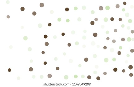 Circles confetti falling on transparent background. Round, dot vector background. Abstract colorful confetti flying in the air. Vector holiday illustration with circles confetti.