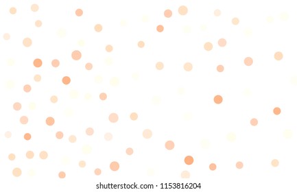Circles confetti falling on transparent background. Round, dot vector background. Abstract colorful confetti flying in the air. Vector holiday illustration with circles confetti.
