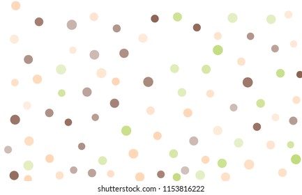 Circles confetti falling on transparent background. Round, dot vector background. Abstract colorful confetti flying in the air. Vector holiday illustration with circles confetti.