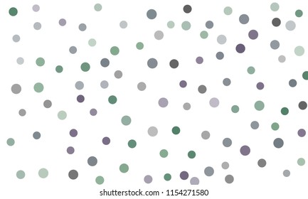 Circles confetti falling on transparent background. Round, dot vector background. Abstract colorful confetti flying in the air. Vector holiday illustration with circles confetti.