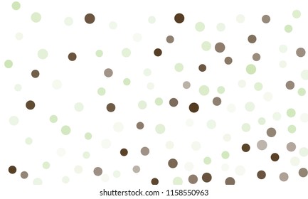 Circles confetti falling on transparent background. Round, dot vector background. Abstract colorful confetti flying in the air. Vector holiday illustration with circles confetti.