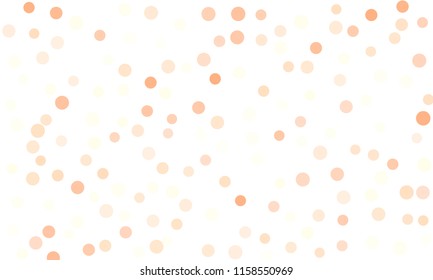 Circles confetti falling on transparent background. Round, dot vector background. Abstract colorful confetti flying in the air. Vector holiday illustration with circles confetti.