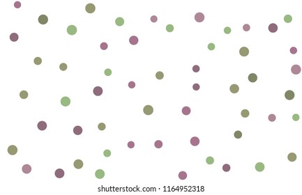 Circles confetti falling on transparent background. Round, dot vector background. Abstract colorful confetti flying in the air. Vector holiday illustration with circles confetti.