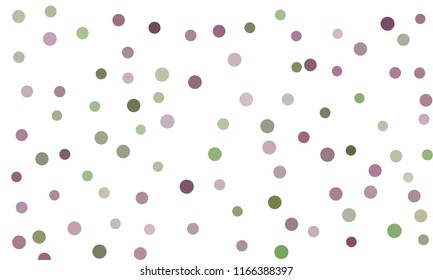 Circles confetti falling on transparent background. Round, dot vector background. Abstract colorful confetti flying in the air. Vector holiday illustration with circles confetti.
