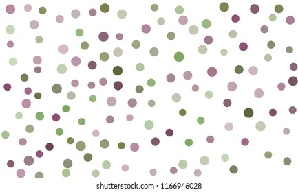 Circles confetti falling on transparent background. Round, dot vector background. Abstract colorful confetti flying in the air. Vector holiday illustration with circles confetti.