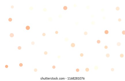 Circles confetti falling on transparent background. Round, dot vector background. Abstract colorful confetti flying in the air. Vector holiday illustration with circles confetti.
