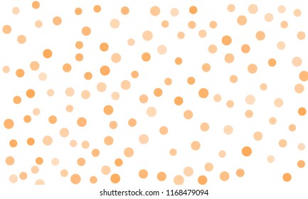 Circles confetti falling on transparent background. Round, dot vector background. Abstract colorful confetti flying in the air. Vector holiday illustration with circles confetti.