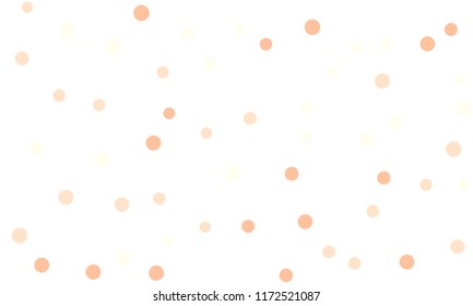 Circles confetti falling on transparent background. Round, dot vector background. Abstract colorful confetti flying in the air. Vector holiday illustration with circles confetti.